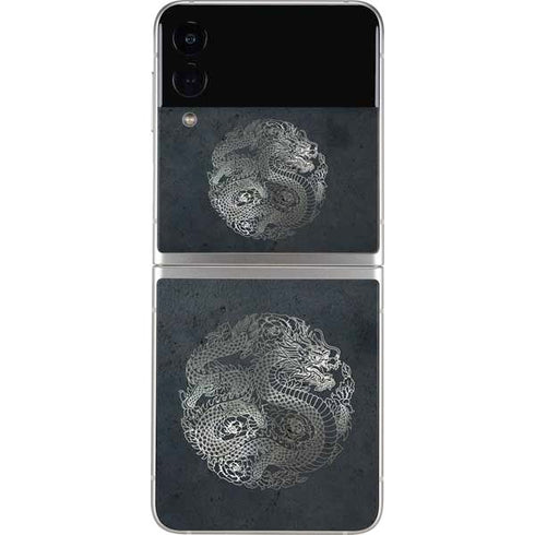 Chinese Black Dragon Galaxy Z Flip3 5G Skin